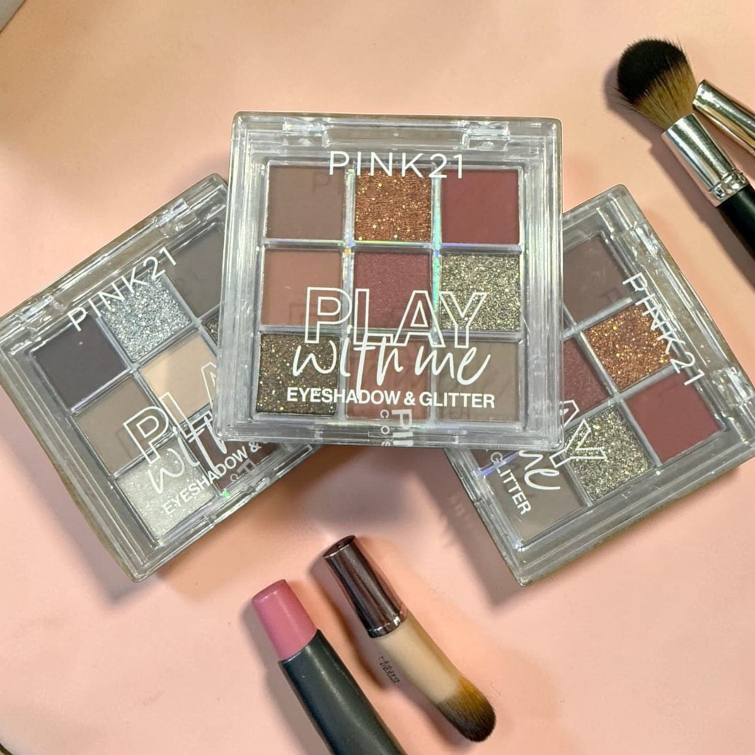 Paleta de sombras y glitter Play With Me